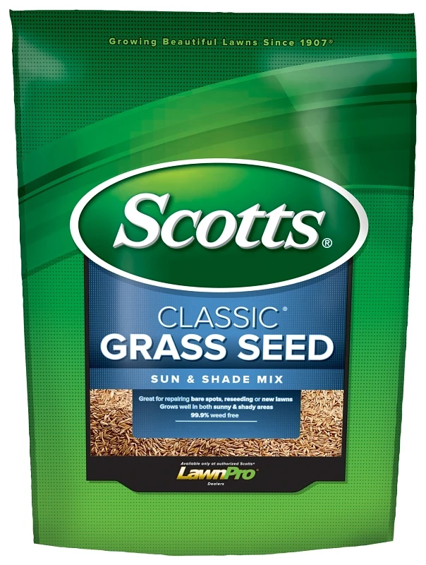 Classic Grass Seed Sun And Shade Mix, 7 Pounds, Covers 5,600 Square Feet