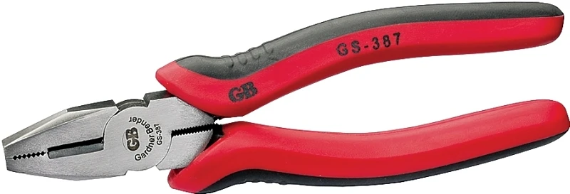 7 In. Electrical Linesman's Plier With Side Cutter & Crimping Die