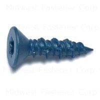 Masonry Screw, 5/16 X 1-1/4 In. Star Flat Head, 50-pk.