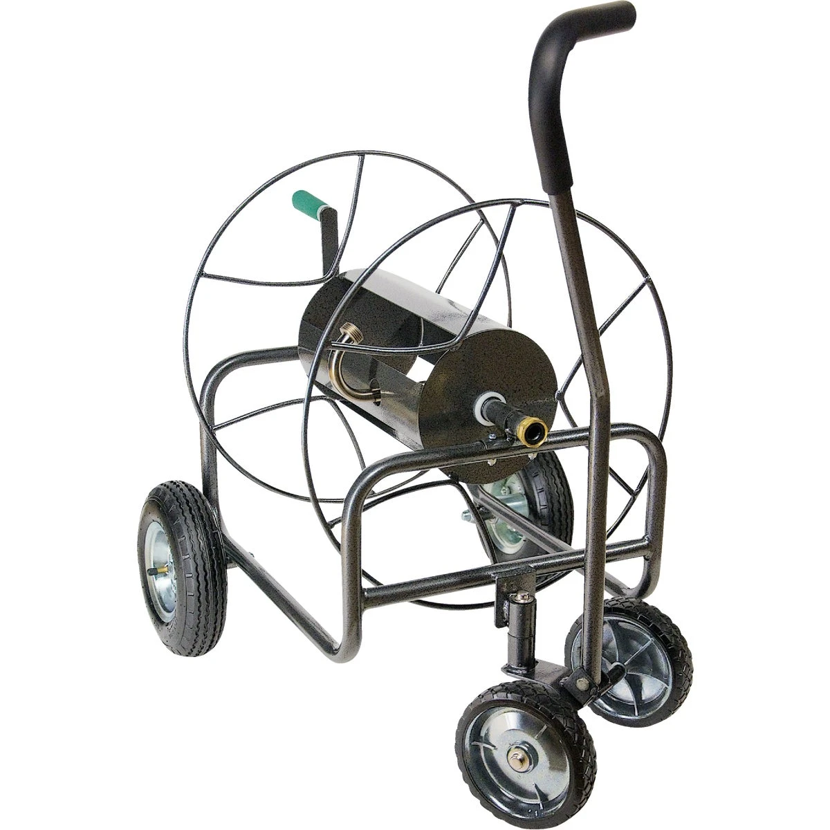4-wheel Steel Hose Truck Cart Holds Up To 400 Feet Of Hose