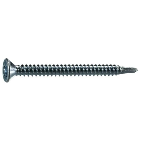 #12-14 X 2-1/2 Zinc Plated Steel Phillips Flat Head Self-drilling Screws