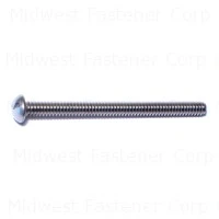 Slotted Round Machine Screws 10-24 X 2-1/2 Stainless Steel - Durable Fasteners