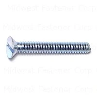 Slotted Flat Machine Screws 8-32 X 3 Stainless Steel - Durable Fasteners For Various Applications