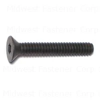 Flat Socket Cap Screws 10-24 X 1-1/4 Black Oxide - Durable Fasteners