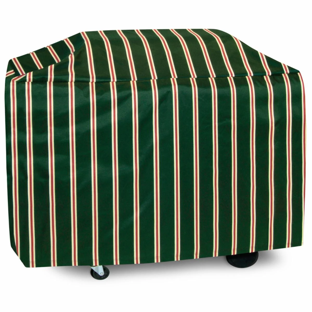 53 Inch Green Stripe Grill Cover For Outdoor Grills