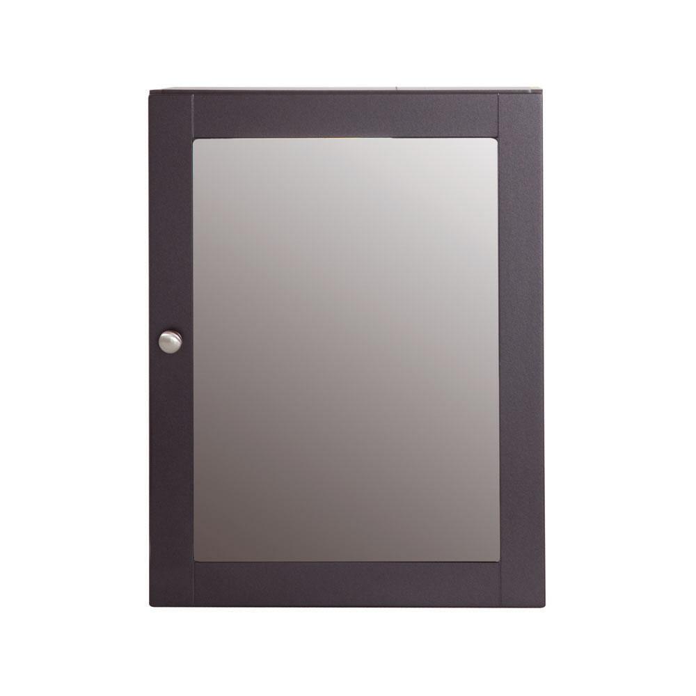 Del Mar 20 in. W x 26 in. H Surface-Mount Medicine Cabinet in Espresso