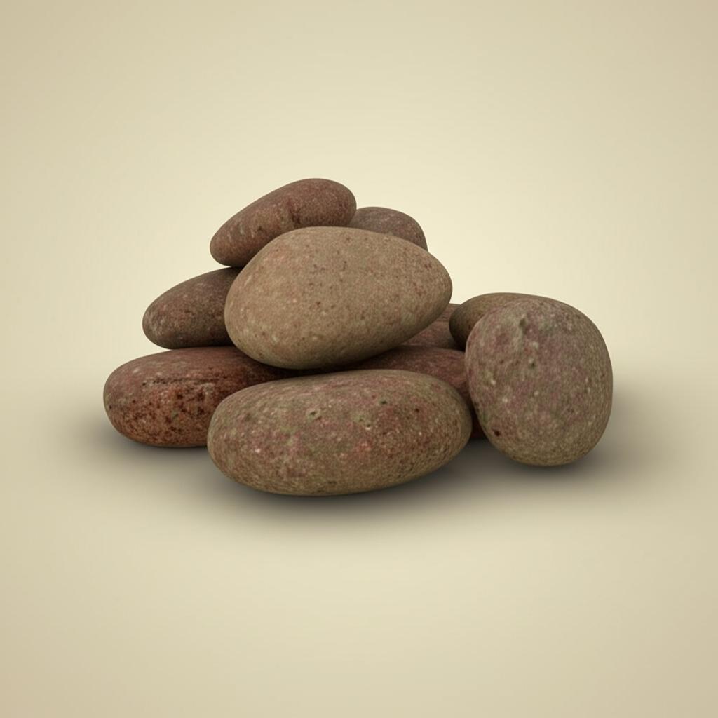 Vigoro 0.25 cu. ft. Bagged 1 in. to 2 in. Mixed Polished Pebbles - Decorative Landscape Rock