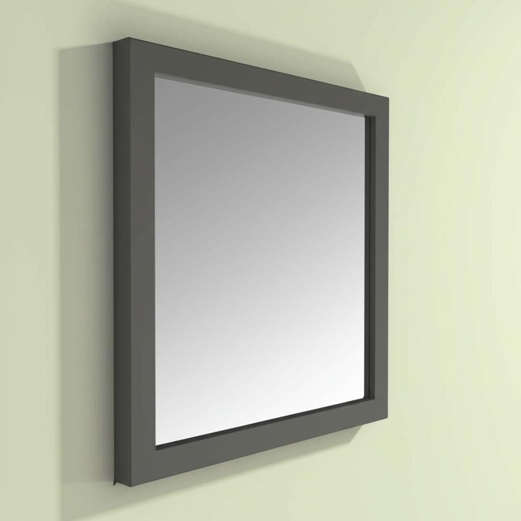 Home Decorators Collection Thornbriar 26 in. x 31 in. Cement Wall Mirror