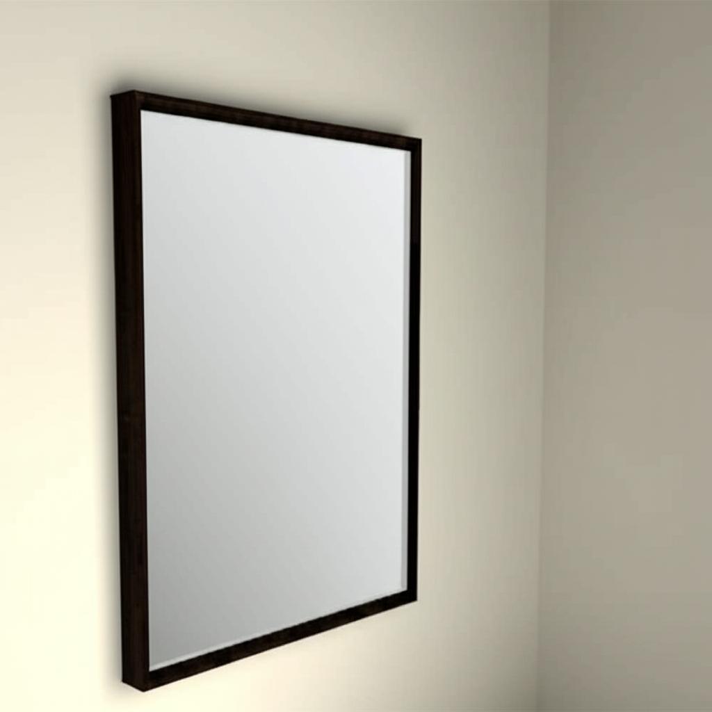 Home Decorators Collection 25 in. x 31 in. Anti-Fog Bathroom Vanity Mirror in Pewter