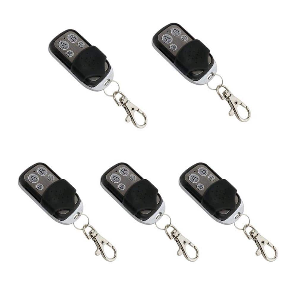 ALEKO Remote Control Transmitter for Gate Opener 1 in x 2 in-4-Channel-LM122/LM124 (-Pack of 5)