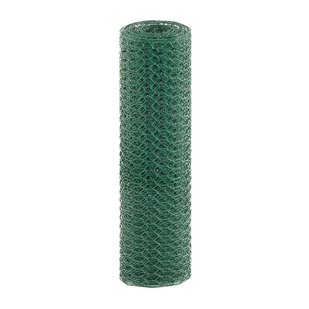Angel Sar 17 in. x 17 ft. Chicken Wire Fencing Mesh, 0.6 in. Hexagonal Galvanized Hardware Cloth for Coop Barrier Rabbit Cage