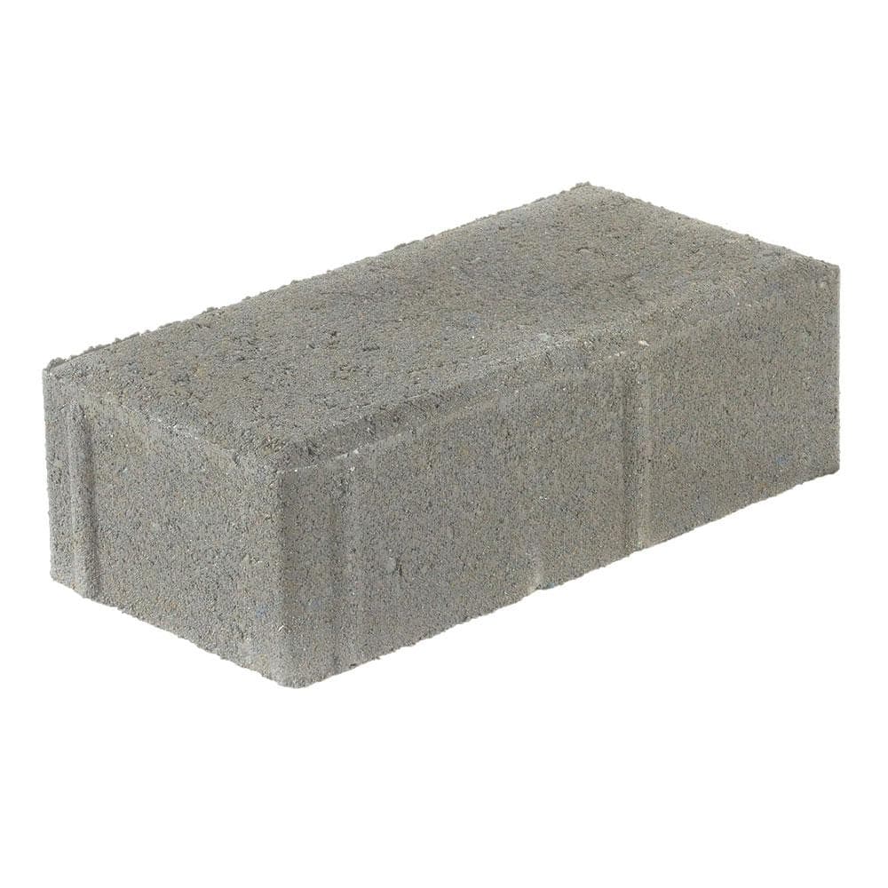 Pavestone Holland 7.87 in. L x 3.94 in. W x 2.36 in. H 60 mm Antique Grey Concrete Paver(480 pcs/103 sq. ft./Pallet)