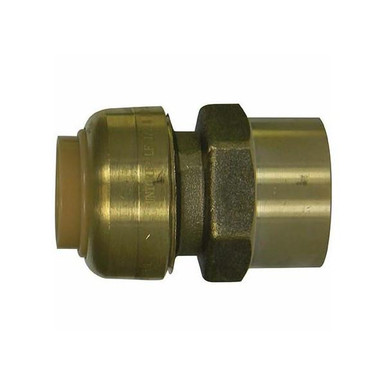 A.Y. McDonald Lead Free Brass Push to Fit Copper Pipe Female Adapters 1/2" thru 1"