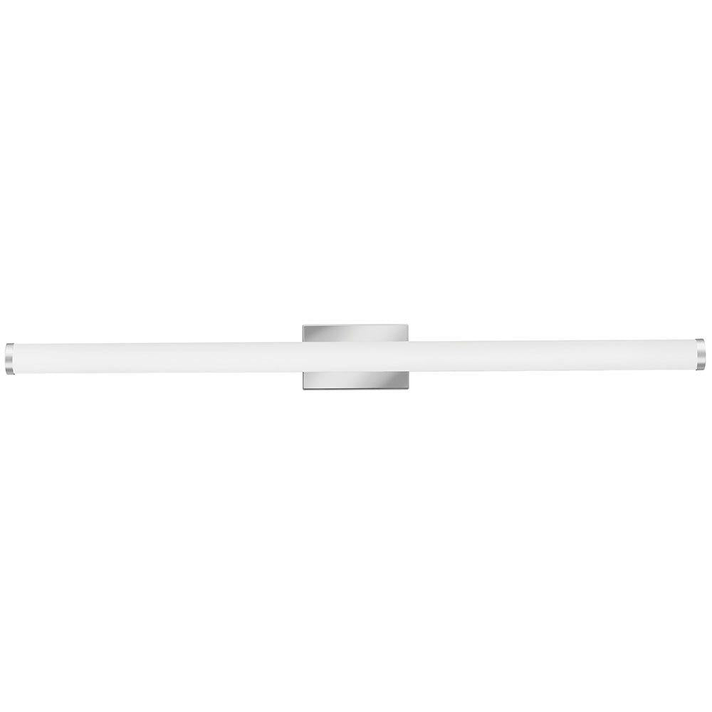 Contemporary Cylinder 4-Light Chrome 4K LED Vanity Light