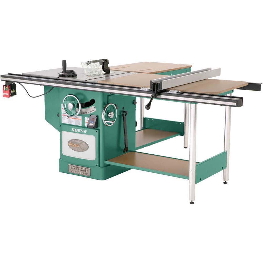 10 in. 5 HP 3-Phase Heavy-Duty Cabinet Table Saw with Ri-Volting Knife