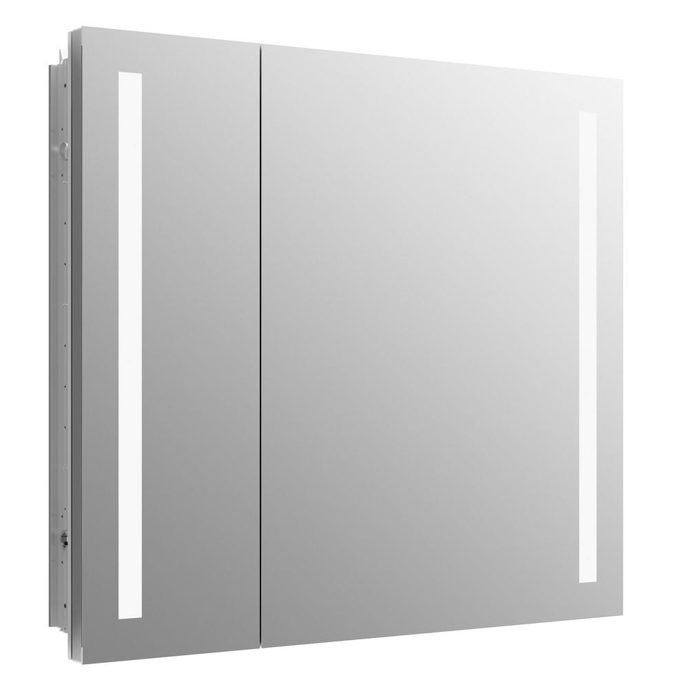 Verdera 34 in. W x 30 in. H Surface-Mount Lighted Medicine Cabinet
