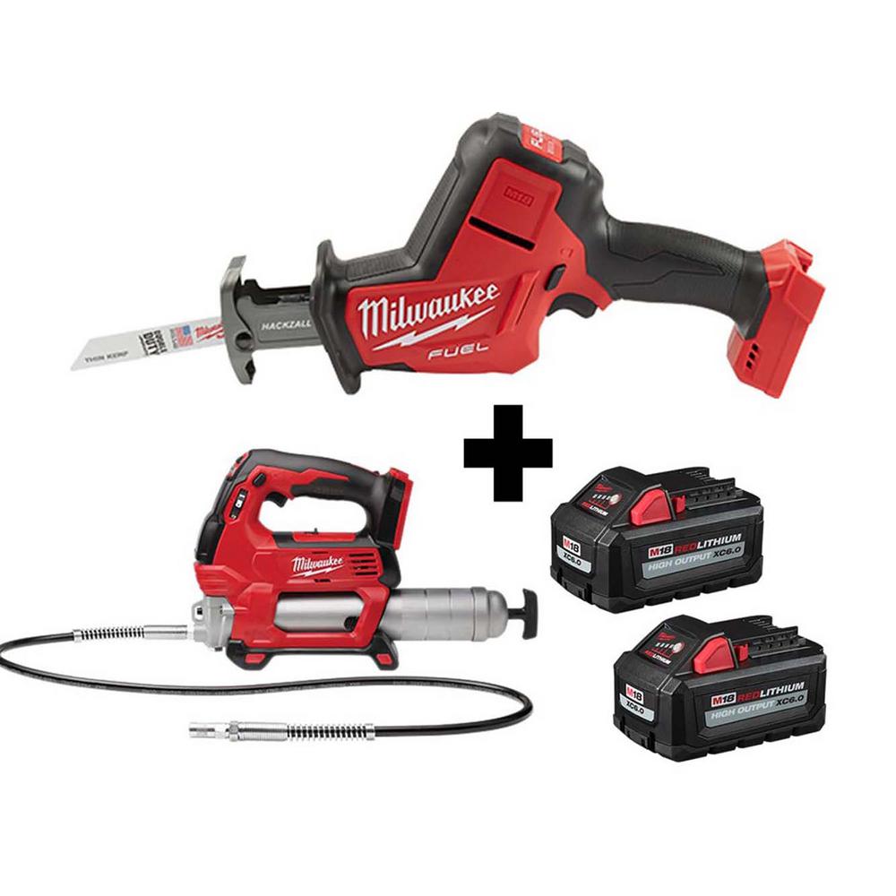 M18 FUEL 18-Volt Lithium-Ion Brushless Cordless 6-1/2 in. Circular Saw and Jig Saw with (2) 6.0Ah Batteries