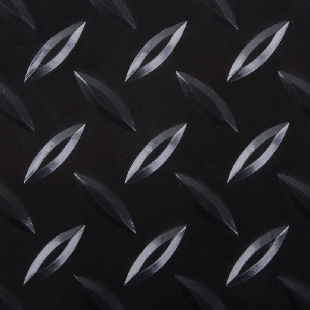HDX 7.5 ft. x 14 ft. Diamond Black Universal Flooring