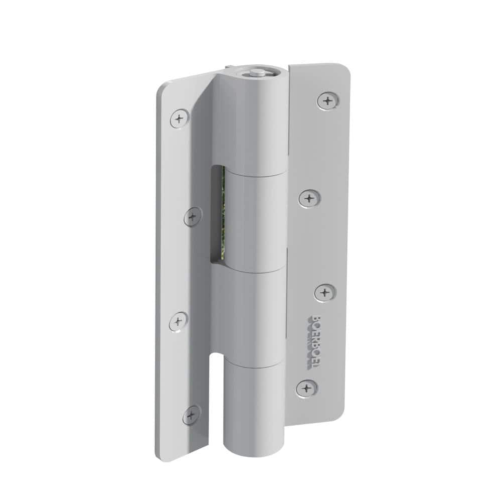 Barrette Outdoor Living 3.125 in. x 7.187 in. Aluminum White Heavy-Duty Butterfly Hinge (2-Pack)