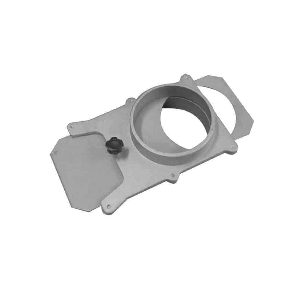 4-Inch Self Cleaning / No Clog Aluminum Blast Gate for Vacuum/Dust Collector