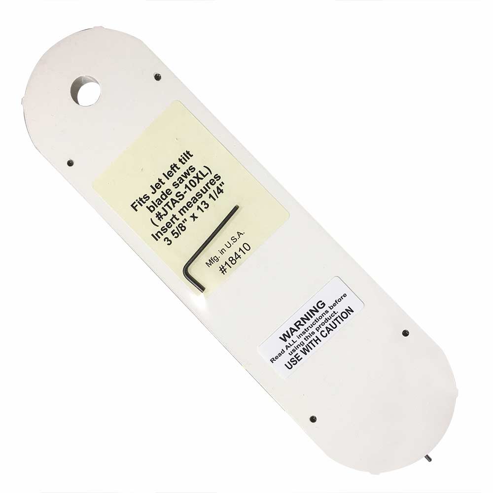 Table Saw Insert Jet JTAS-10XL With Left Tilt Blade