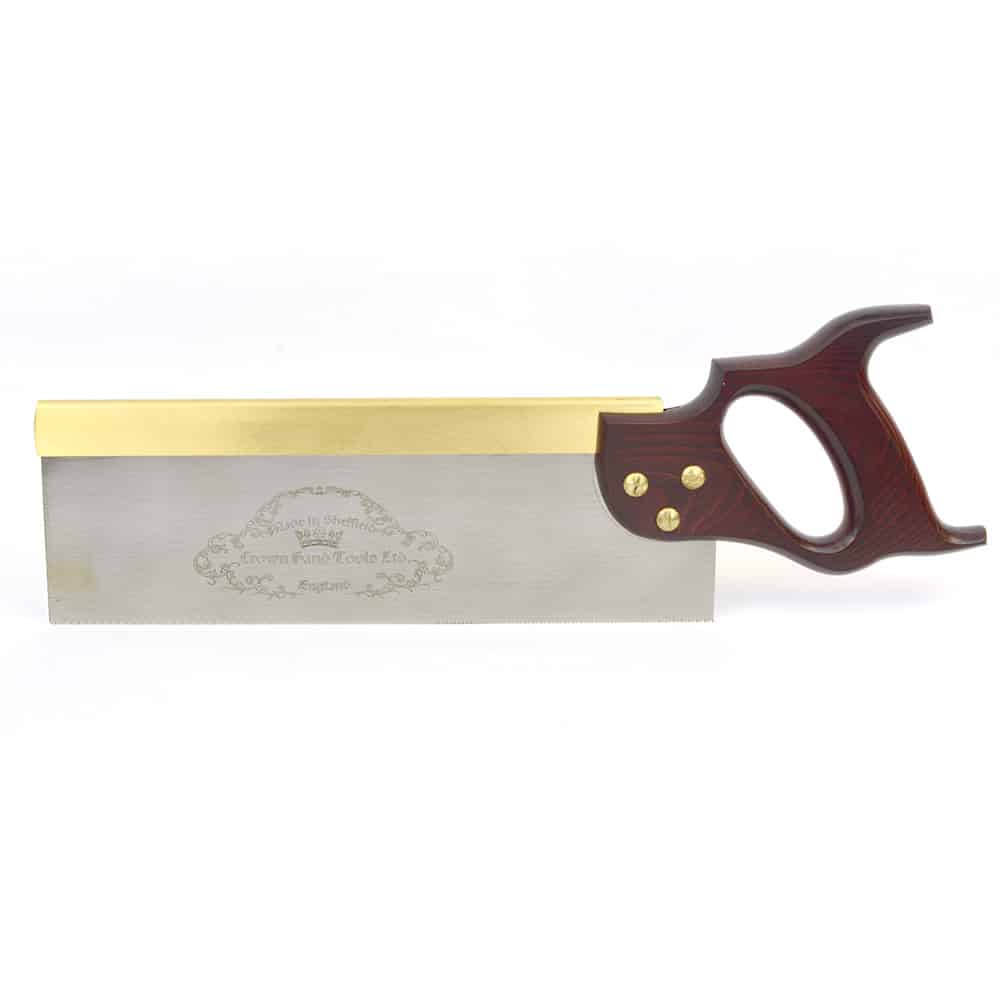 12 Inch 305mm Tenon Saw Brass Back, 13 TPI – Full Handle