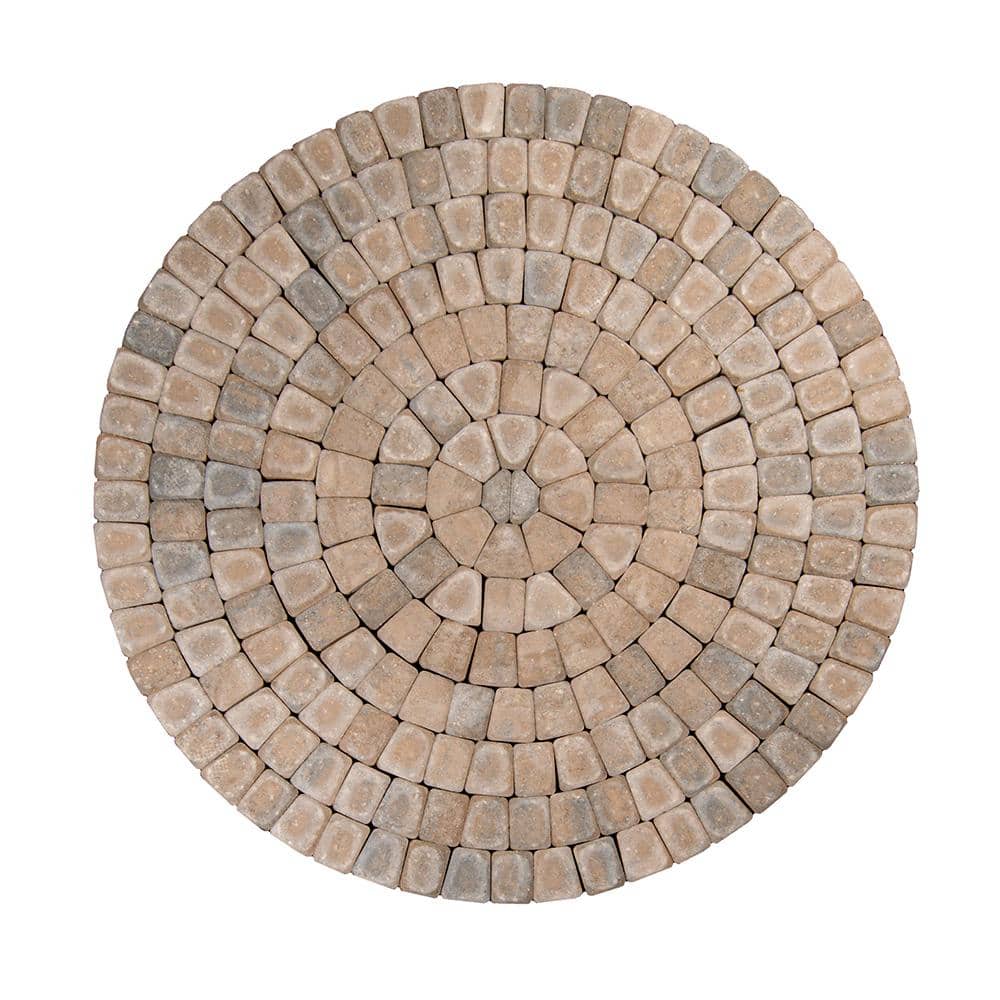 83.52 in. x 83.52 in. x 2.375 in. Summit Blend Concrete Old Dominion Paver Circle Kit