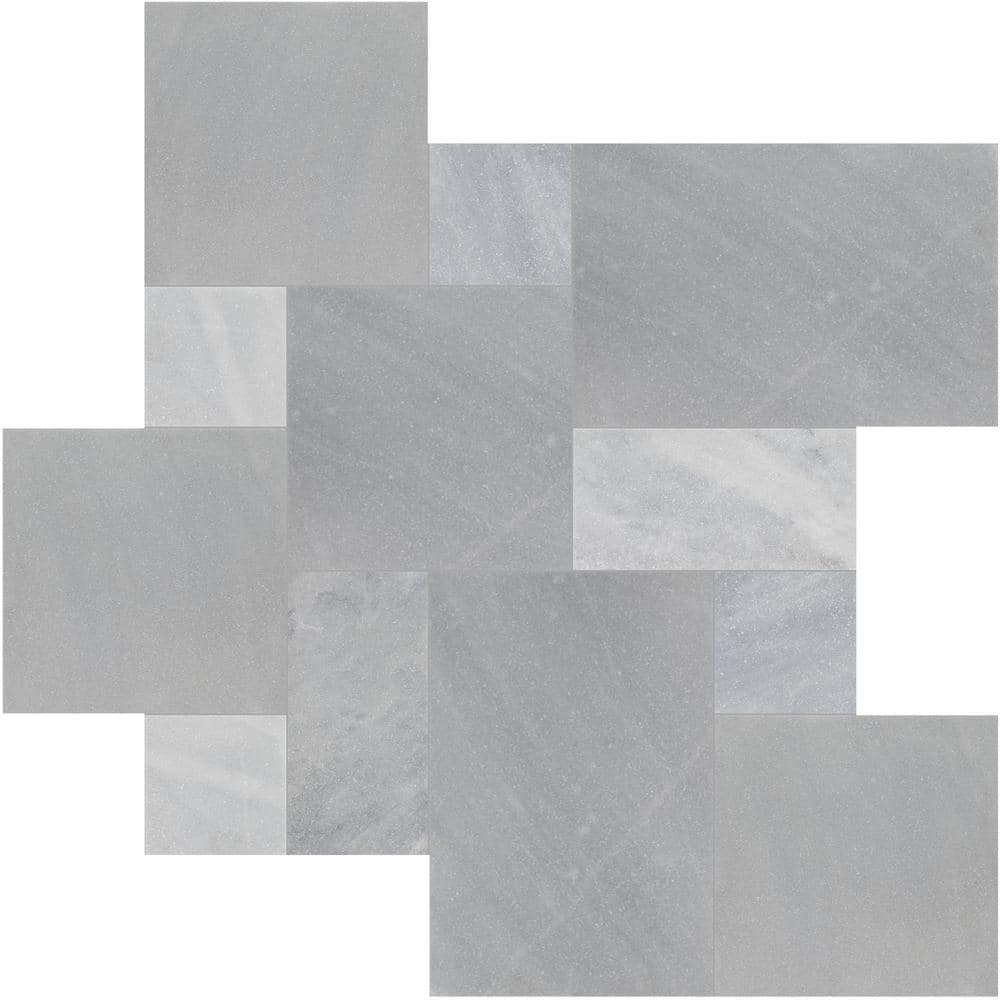 MSI Cosmic Gray 10-Piece Sandblasted Marble Paver Tile Kit (160 Sq. ft./Pallet)