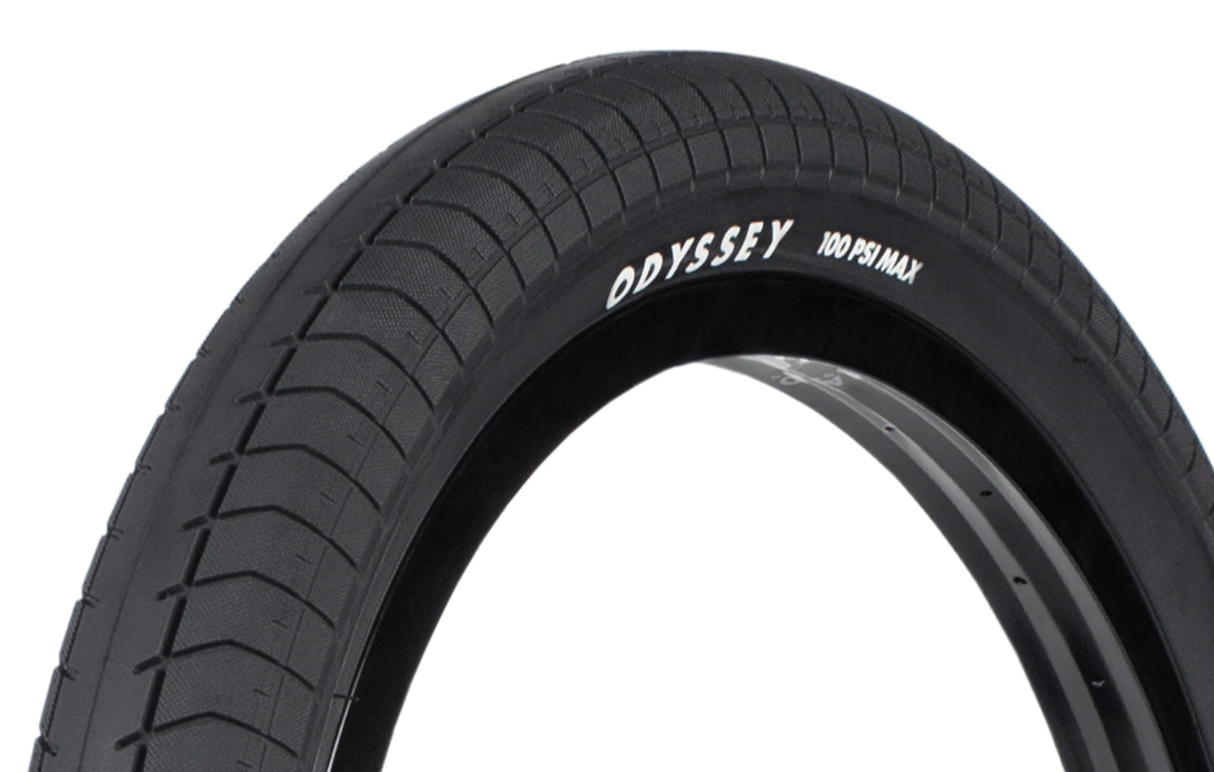 Odyssey Super Circuit BMX Tires – Lightweight, Fast, Durable 20x1.75, 2.1, 2.4 with K-Lyte Plus Casing, Reflective Sidewalls, Foldable Bead for Racing & Park