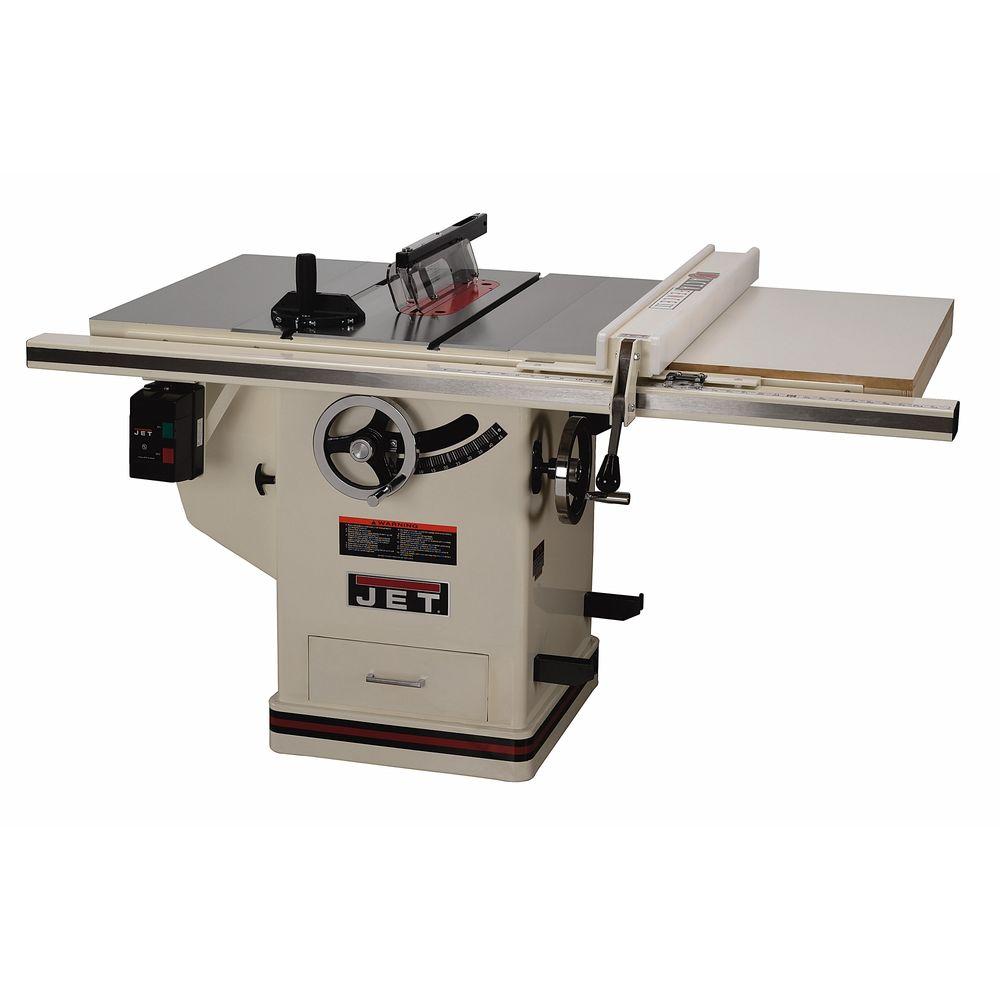 3 HP 10 in. Deluxe XACTA SAW Table Saw with 30 in. Fence, Cast Iron Wings and Riving Knife, 230-Volt