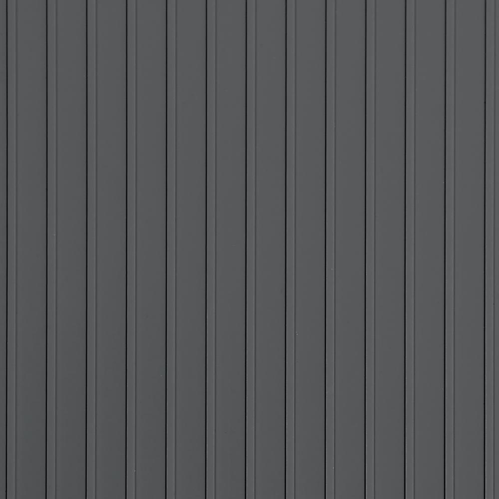 G-Floor Rib 8.5 ft. x 22 ft. Slate Grey Vinyl Garage Flooring Cover and Protector