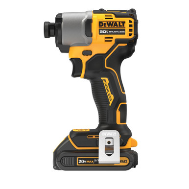 DEWALT 20V MAX 1/4 in. Brushless Cordless Impact Driver Kit DCF840C2