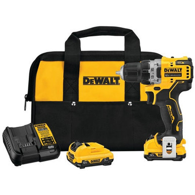 DEWALT XTREME 12V MAX* Brushless 3/8 in. Cordless Drill/Driver Kit DCD701F2