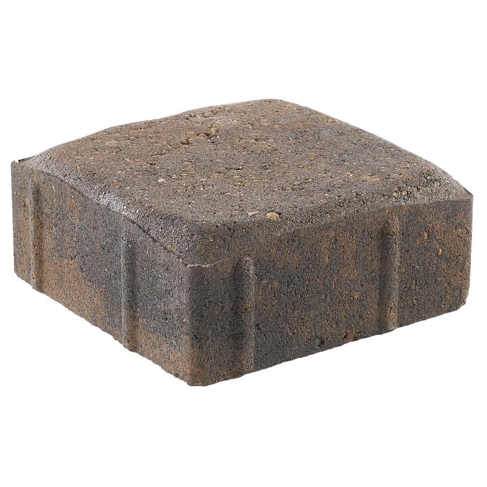 Pavestone Plaza Square 5.5 in L x 5.5 in. W x 2.25 in. H Eddington Blend Concrete Paver (480-Pieces/100 sq. ft./Pallet)
