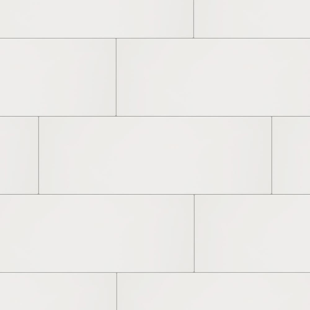 Daltile Restore Bright White 8 in. x 24 in. Ceramic Wall Tile (13.3 sq. ft. / Case)