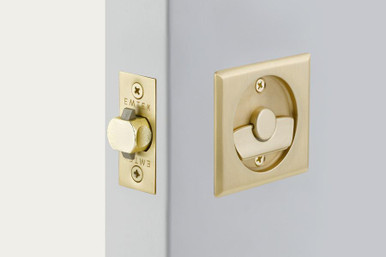 EMTEK 2144 Round Passage POCKET DOOR TUBULAR LOCKS