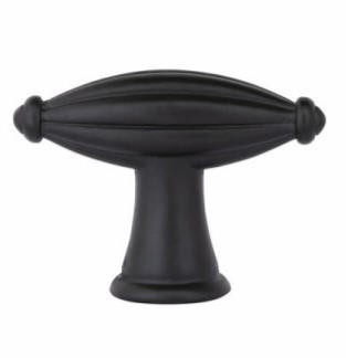 EMTEK Tuscany Bronze Fluted T-Knob Series 1-3/4" & 3"