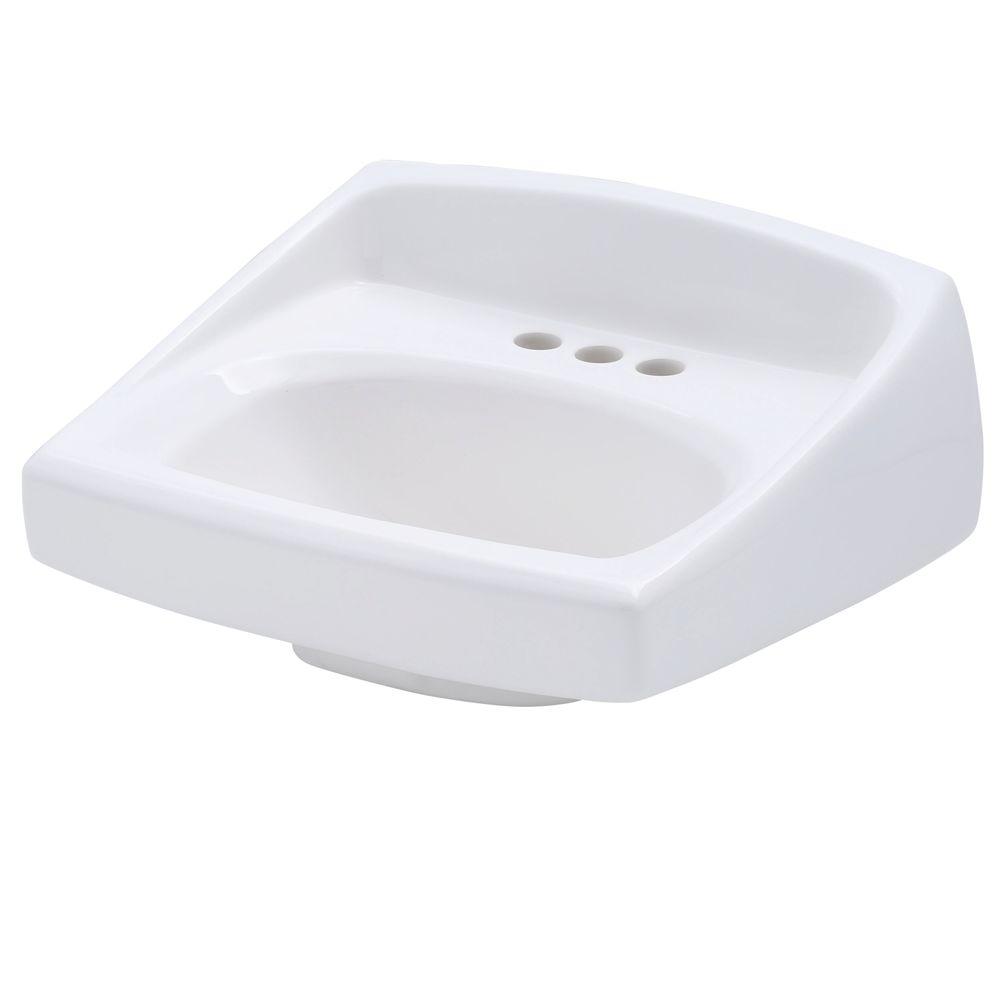 American Standard Lucerne Wall-Mounted Bathroom Sink in White