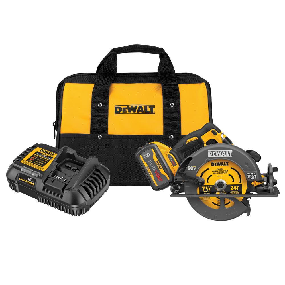 FLEXVOLT 60-Volt MAX Brushless 7-1/4 in. Cordless Circular Saw with Brake Kit