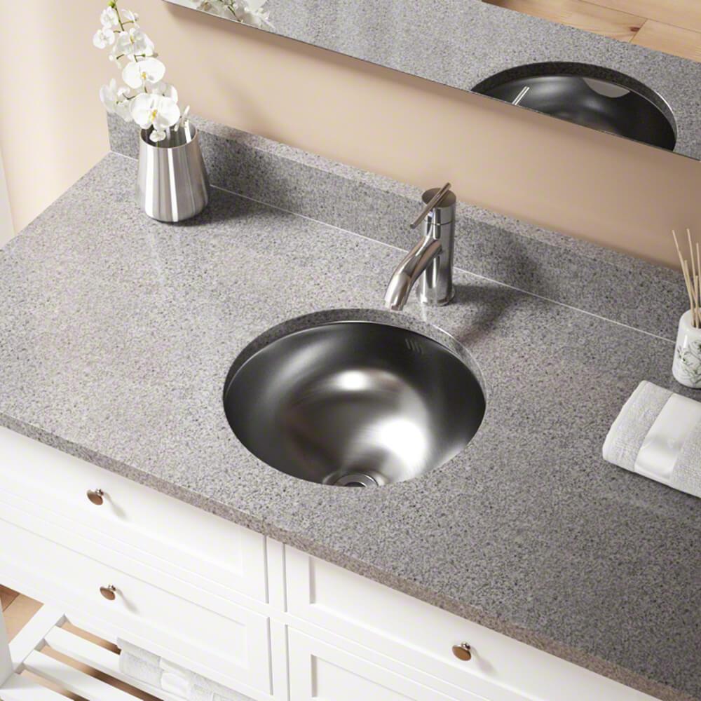 MR Direct Dual-Mount Bathroom Sink in Stainless Steel
