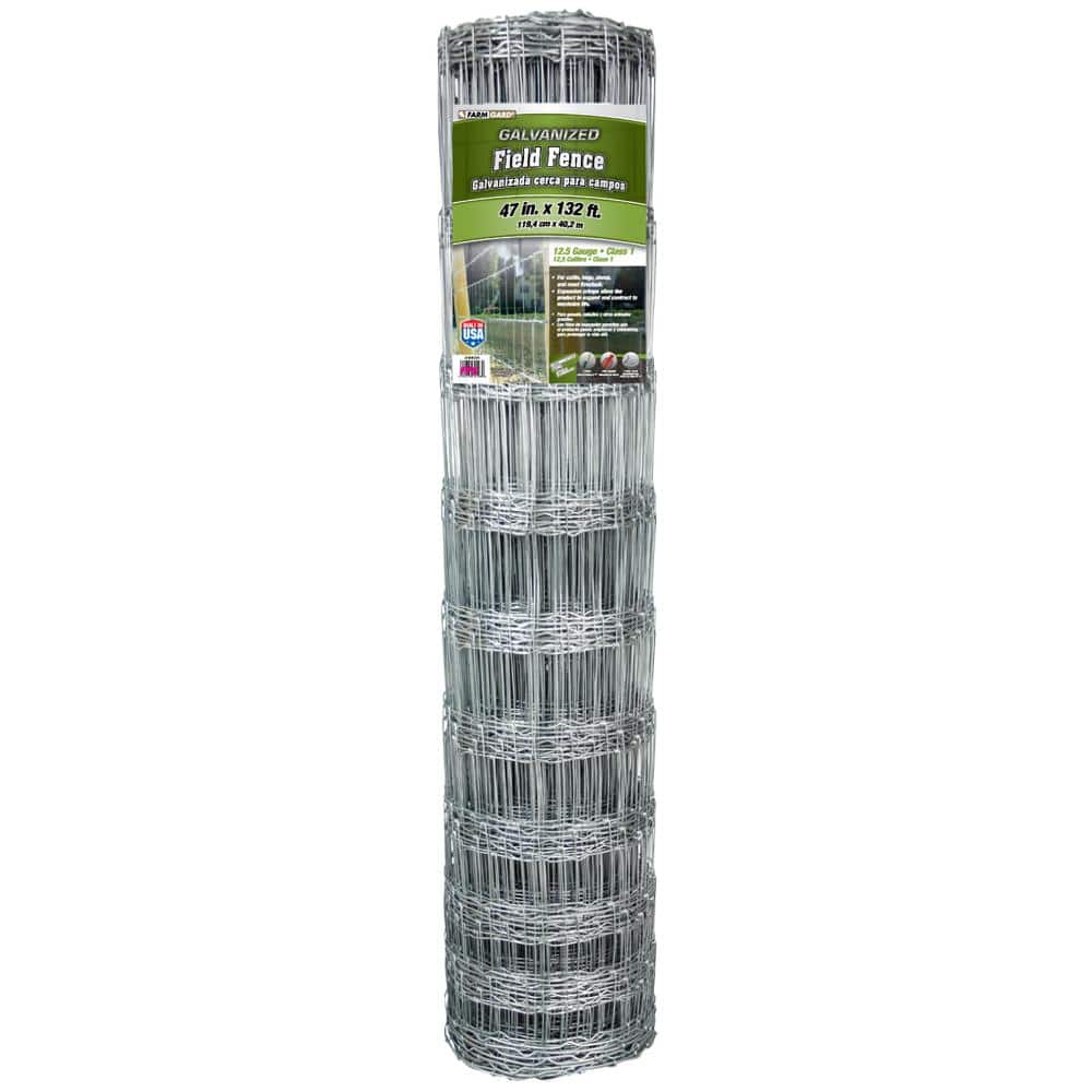 FARMGARD 3 ft. 11 in. x 132 ft. 12-1/2 Gauge Galvanized Steel Field Fence