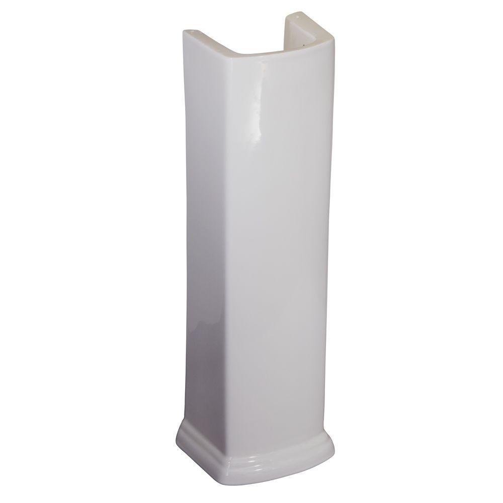 Barclay Products Washington Pedestal Column Only in White