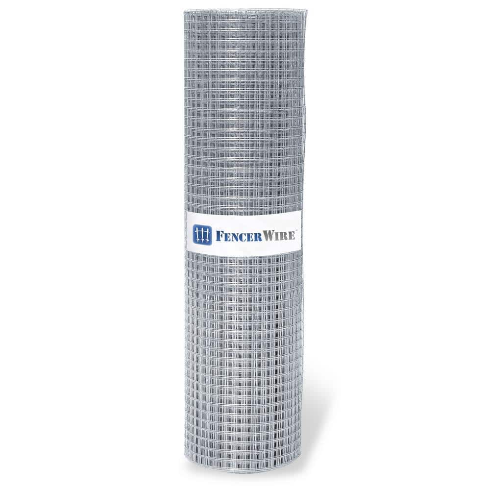 Fencer Wire 4 ft. x 100 ft. 16-Gauge Welded Wire Fence with 1 in. x 1 in. Mesh