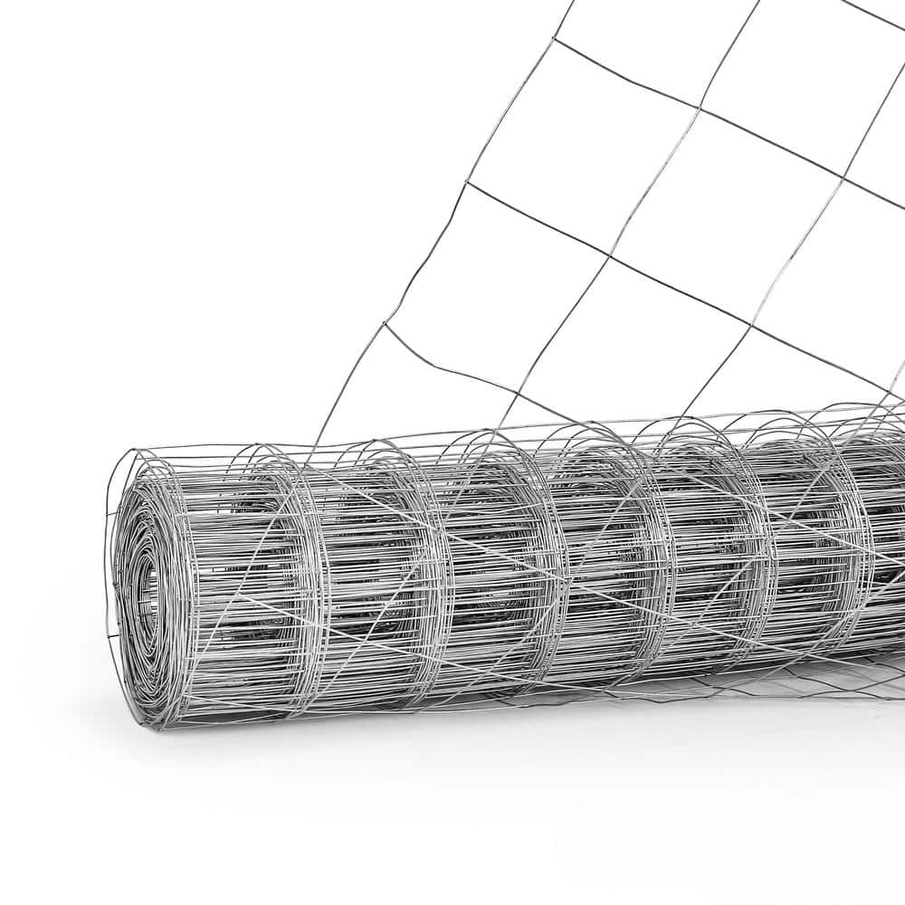 Fencer Wire 5 ft. x 100 ft. 16-Gauge Welded Wire Fence with 4 in. x 4 in. Mesh