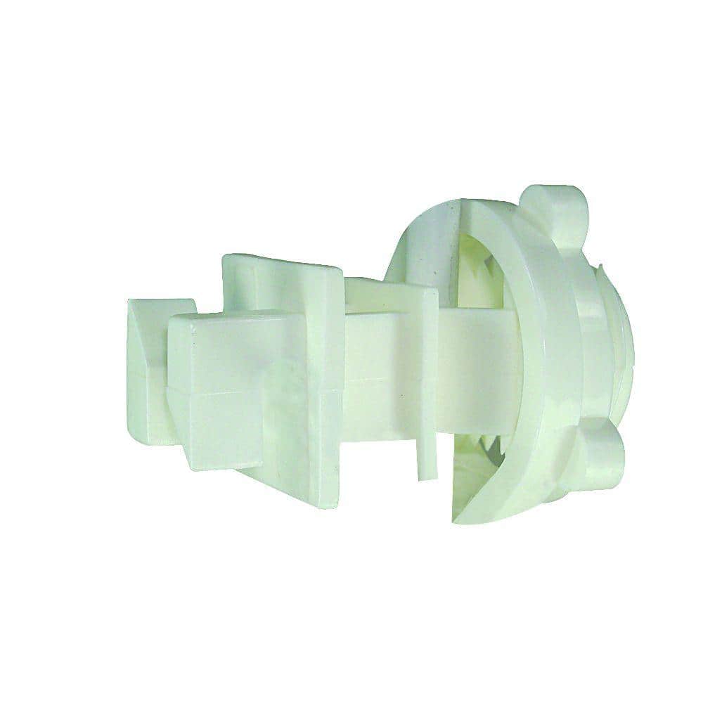 Field Guardian White Polywire/Wire W-Style Screw for Round Post (25-Pack)