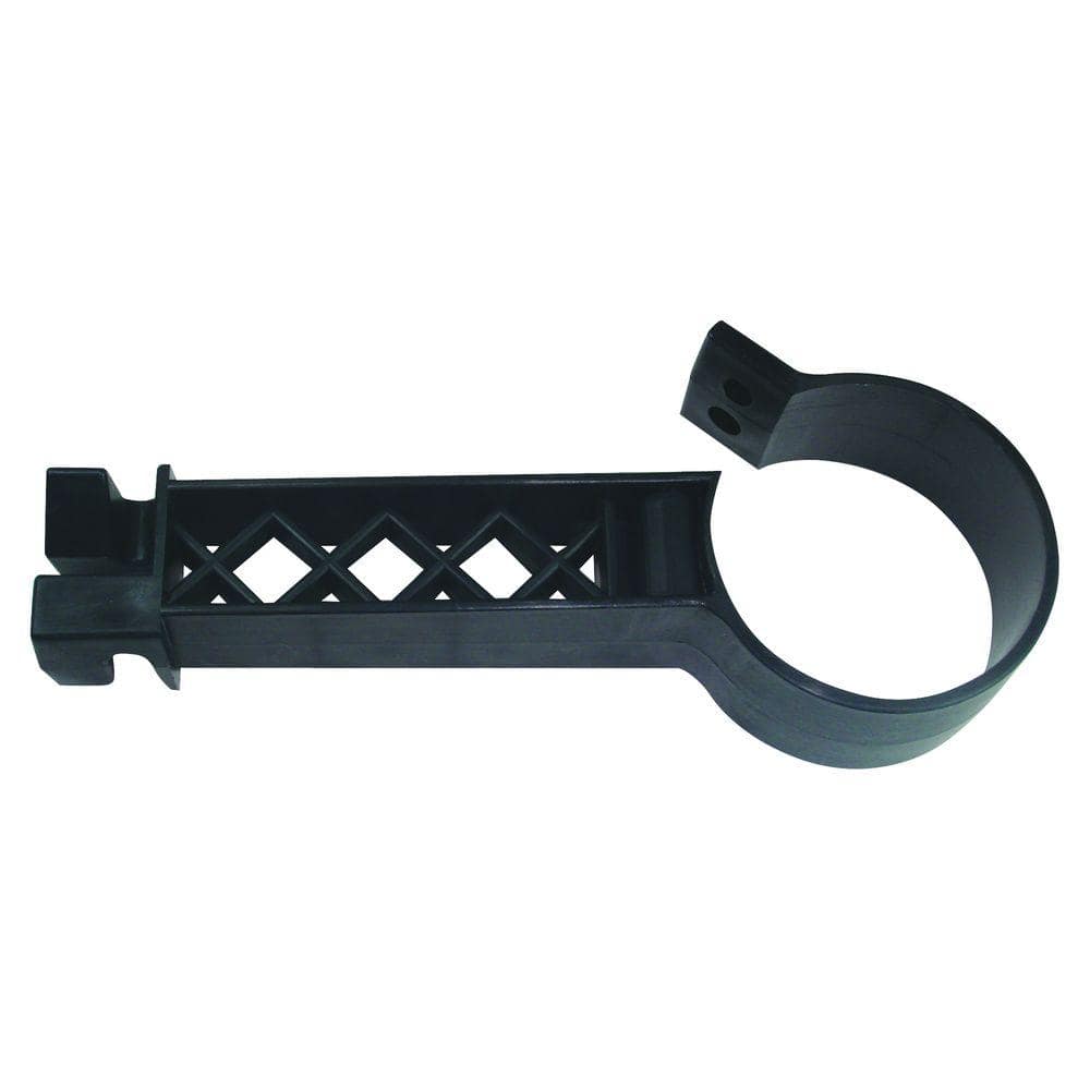 Field Guardian Black Pipe Clamp Insulator