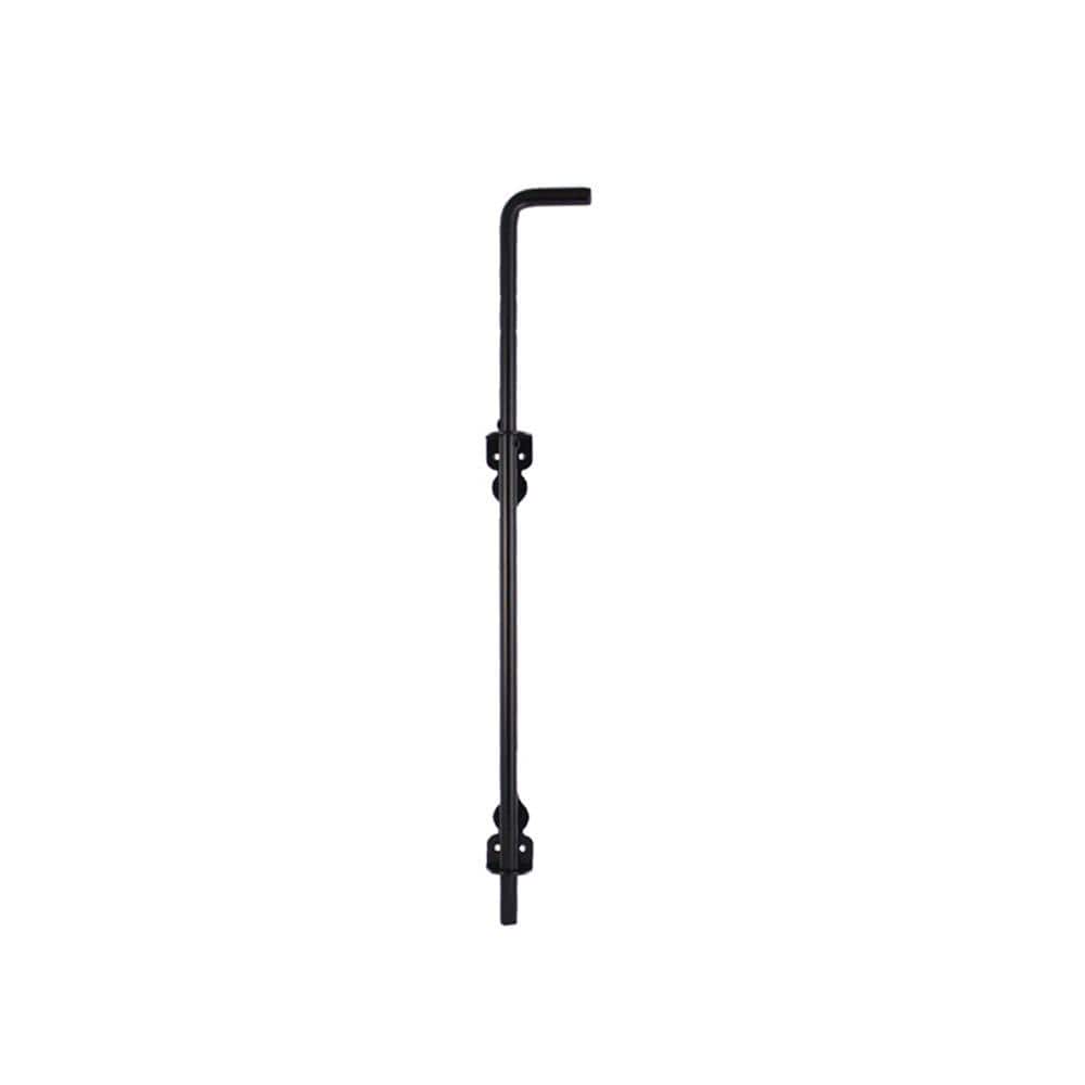 FORGERIGHT Aluminum Fence Drop Rod in Black
