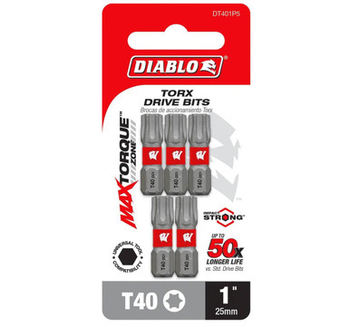 Freud Diablo #40 Torx Drive Bits DT40