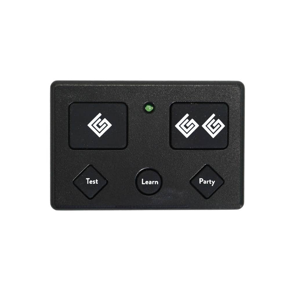 GHOST CONTROLS Premium 5-Button Remote Transmitter for Ghost Controls Automatic Gate Opener Systems in Black