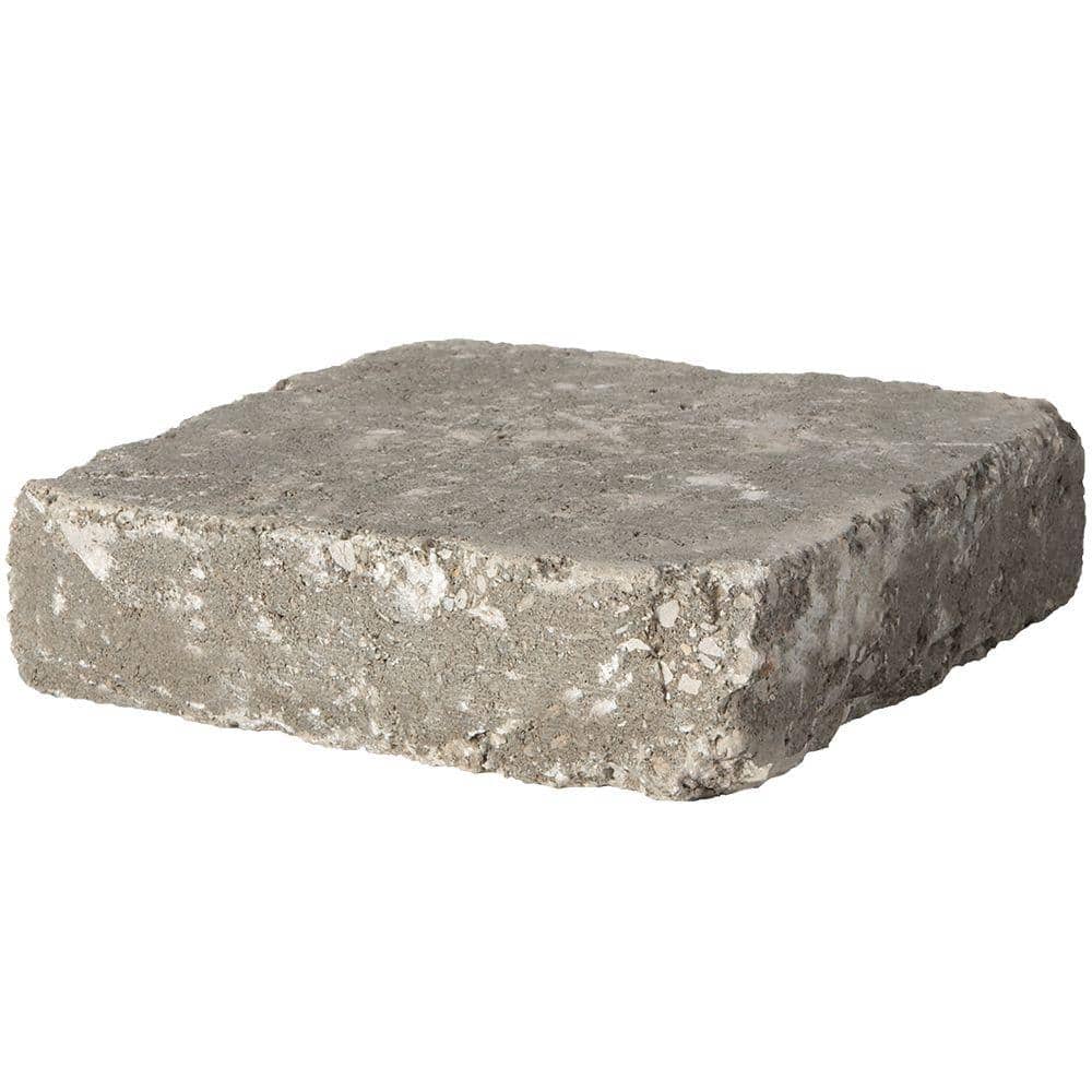 Pavestone RumbleStone Square 7 in. x 7 in. x 1.75 in. Greystone Concrete Paver (288 Pcs. / 98 Sq. ft. / Pallet)